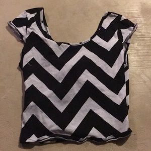 Cross back crop top